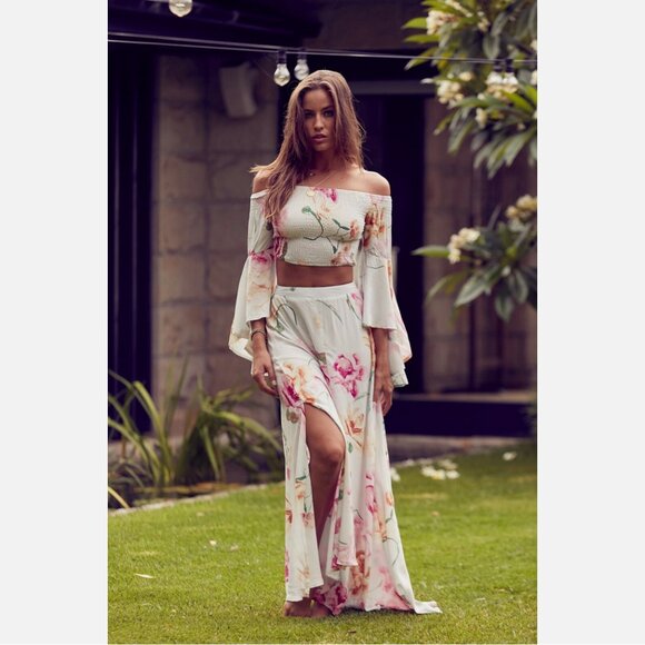 Jaase Dresses & Skirts - Jaase Selena Malibu Rocky Maxi Skirt 2 Pc Set